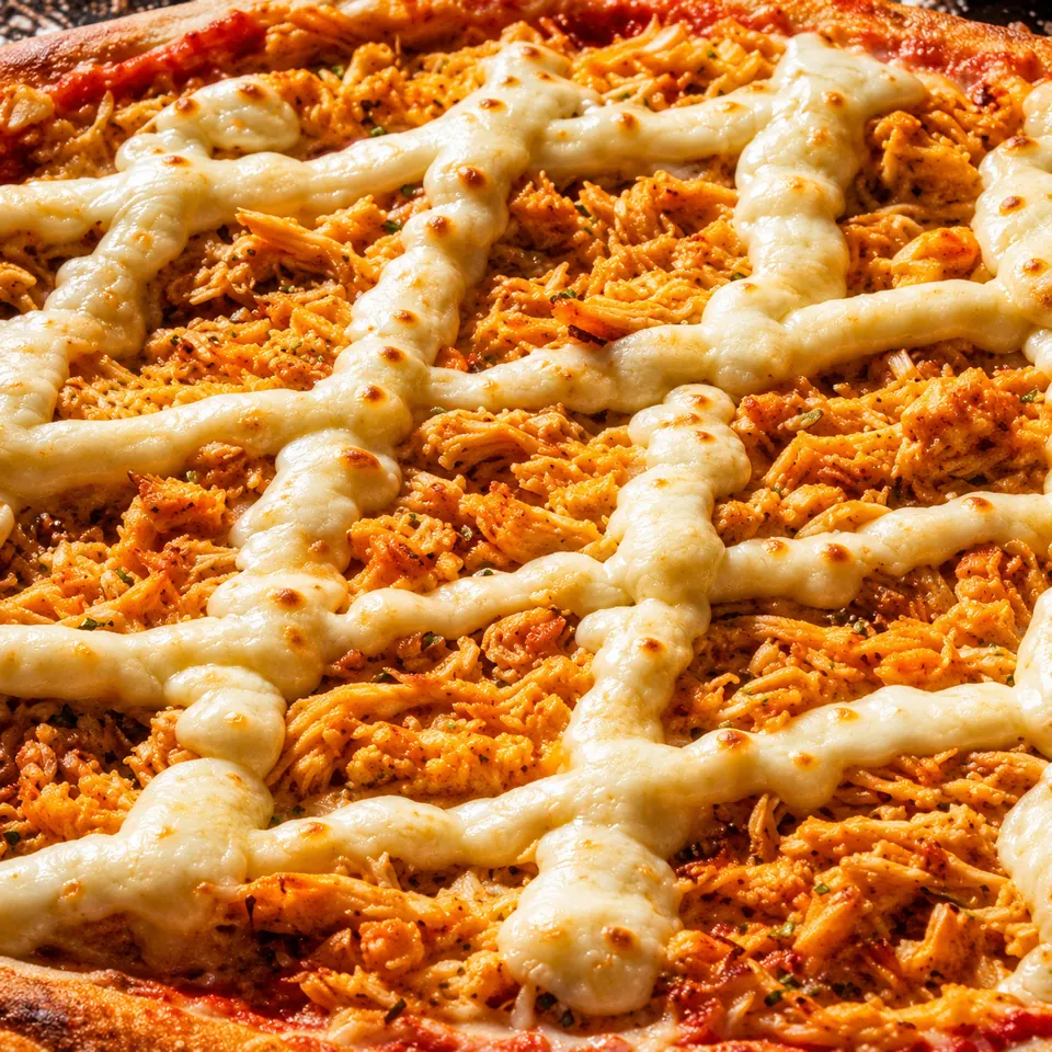 Pizza de frango com catupiry